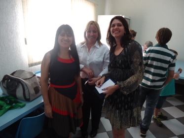 Célia Octaviani, Maria Margarida Castro Oliveira e Adriane Ferreira Quinhone