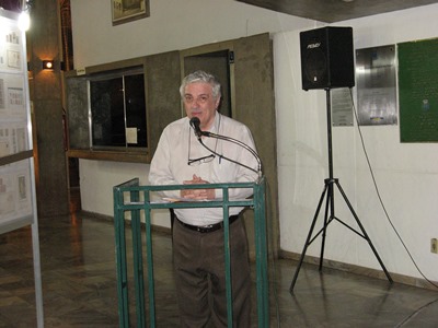 João Olímpio Tognolli agradece a todos os envolvidos na realização da Exposição